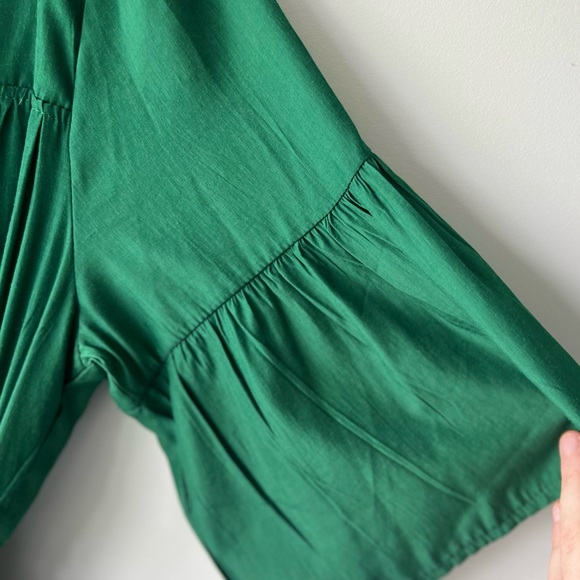 Worthier Umina Tie Waist Dress in Forrest Green Size S/M BNWT - Picture 8 of 8